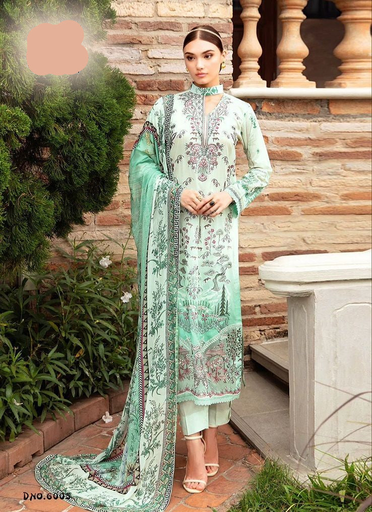 Pakistani Designer Pure Lawn cotton Printed Suit