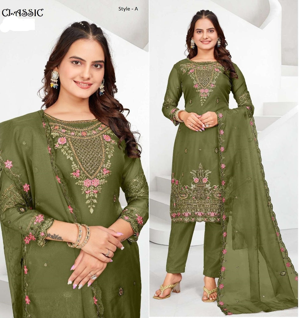 Pakistani Designer Hit Embroidered Wedding Party Wear Dress