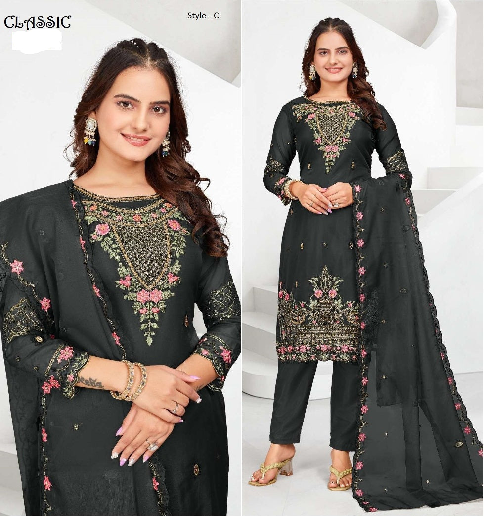 Pakistani Designer Hit Embroidered Wedding Party Wear Dress