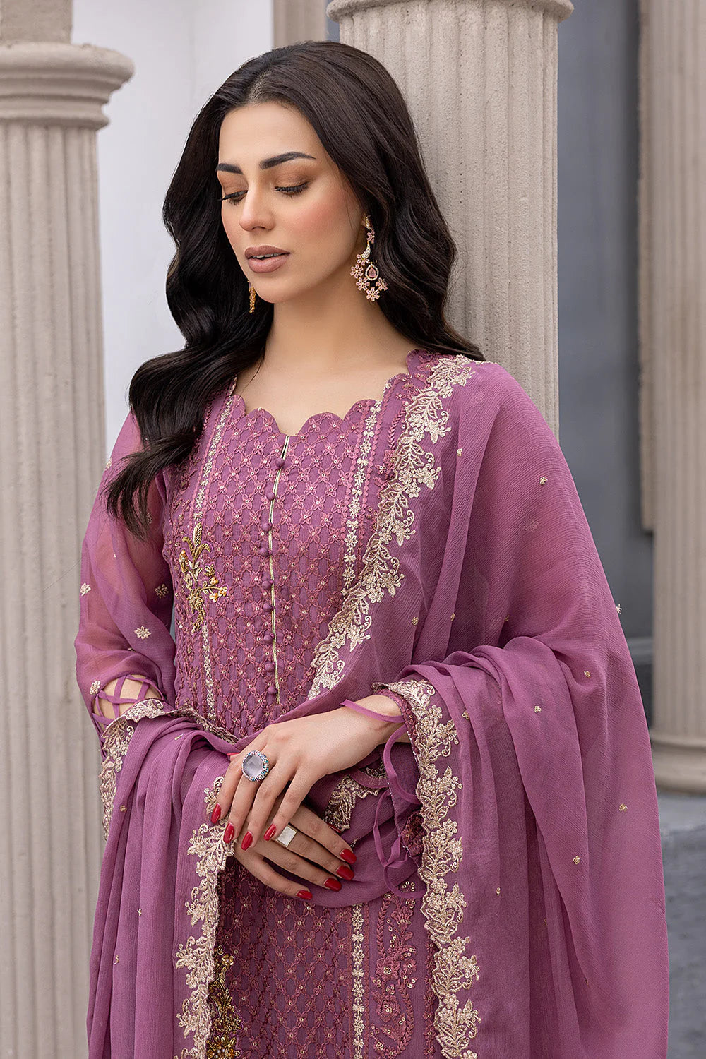 Sanober Pakistani Designer Luxury Super Hit Wedding Party Wear Suit