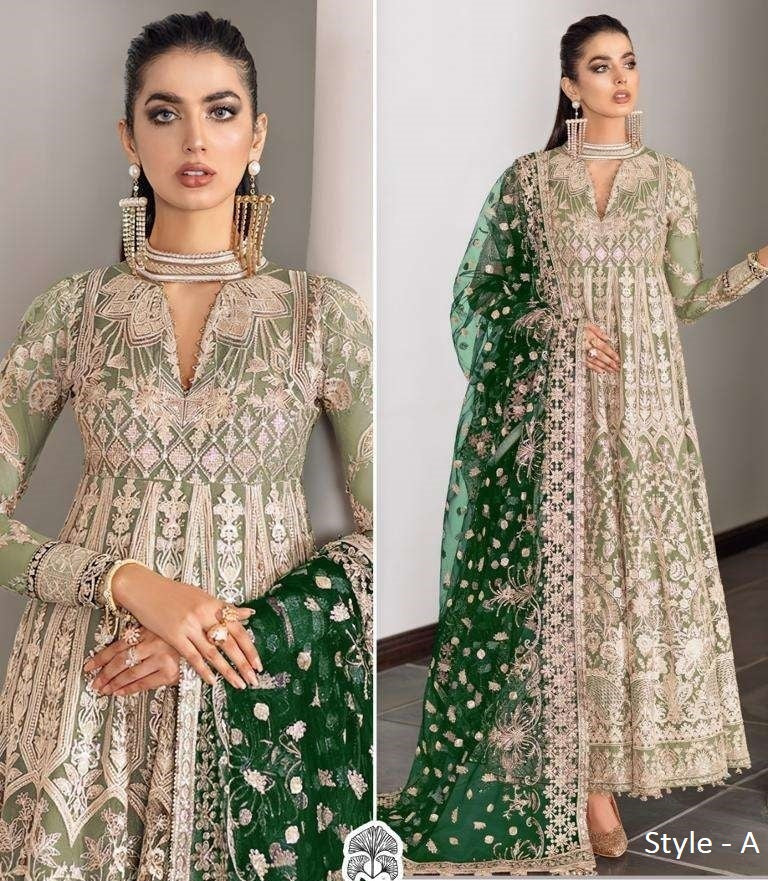 Pakistani Designer Super Hit Wedding Party Wear Gown