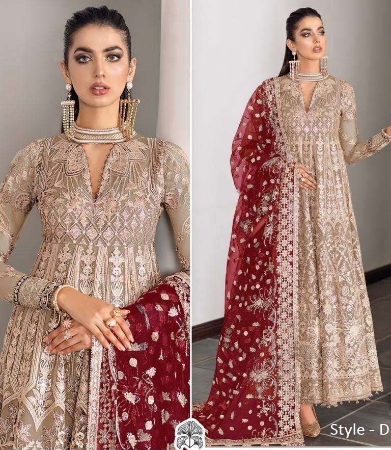 Pakistani Designer Super Hit Wedding Party Wear Gown