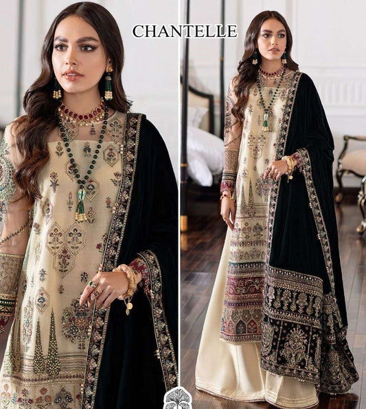 Pakistani Designer Classic Hit Luxury Embroidered Party Suit