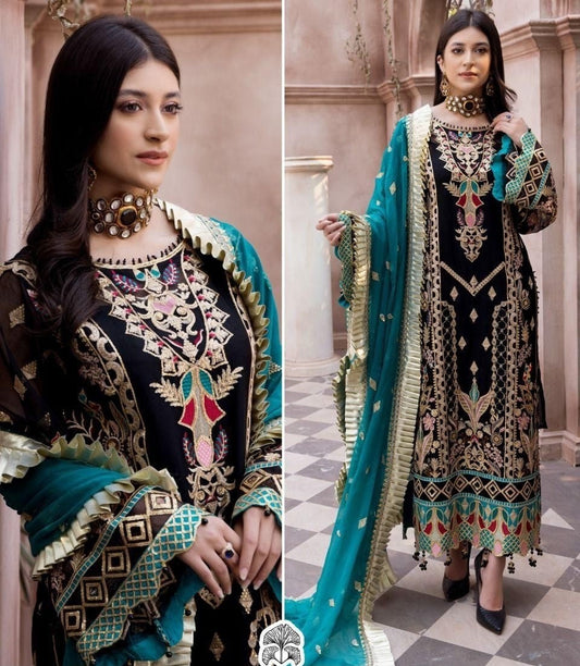 Pakistani Designer Dashing Wedding Party Wear Suit