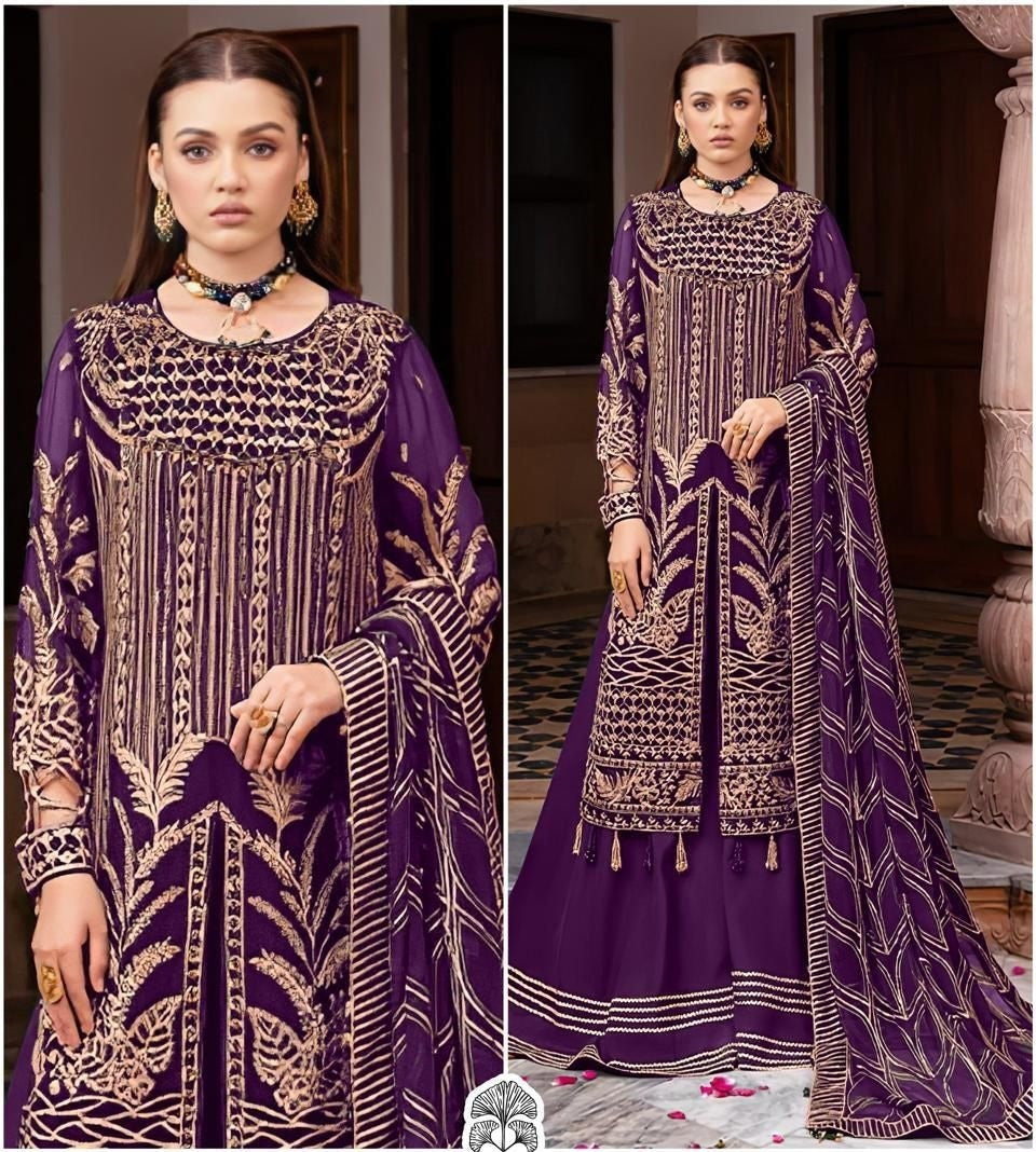 Pakistani Designer Luxury Hit Wedding Party Wear Dress