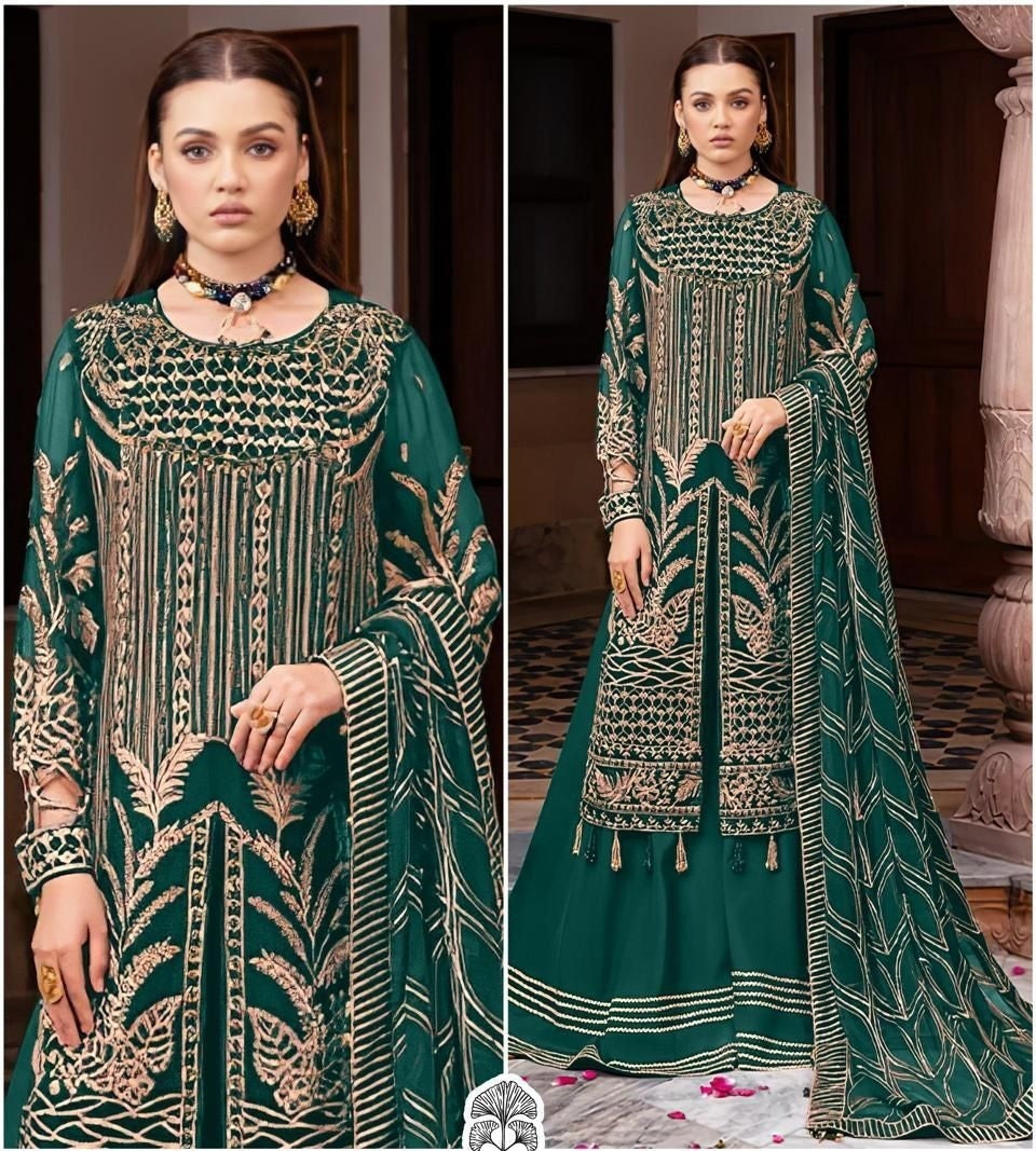 Pakistani Designer Luxury Hit Wedding Party Wear Dress