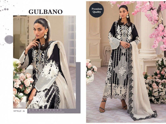 Gulbano Pakistani Designer Hit Cotton Embroidered Lawn Suit