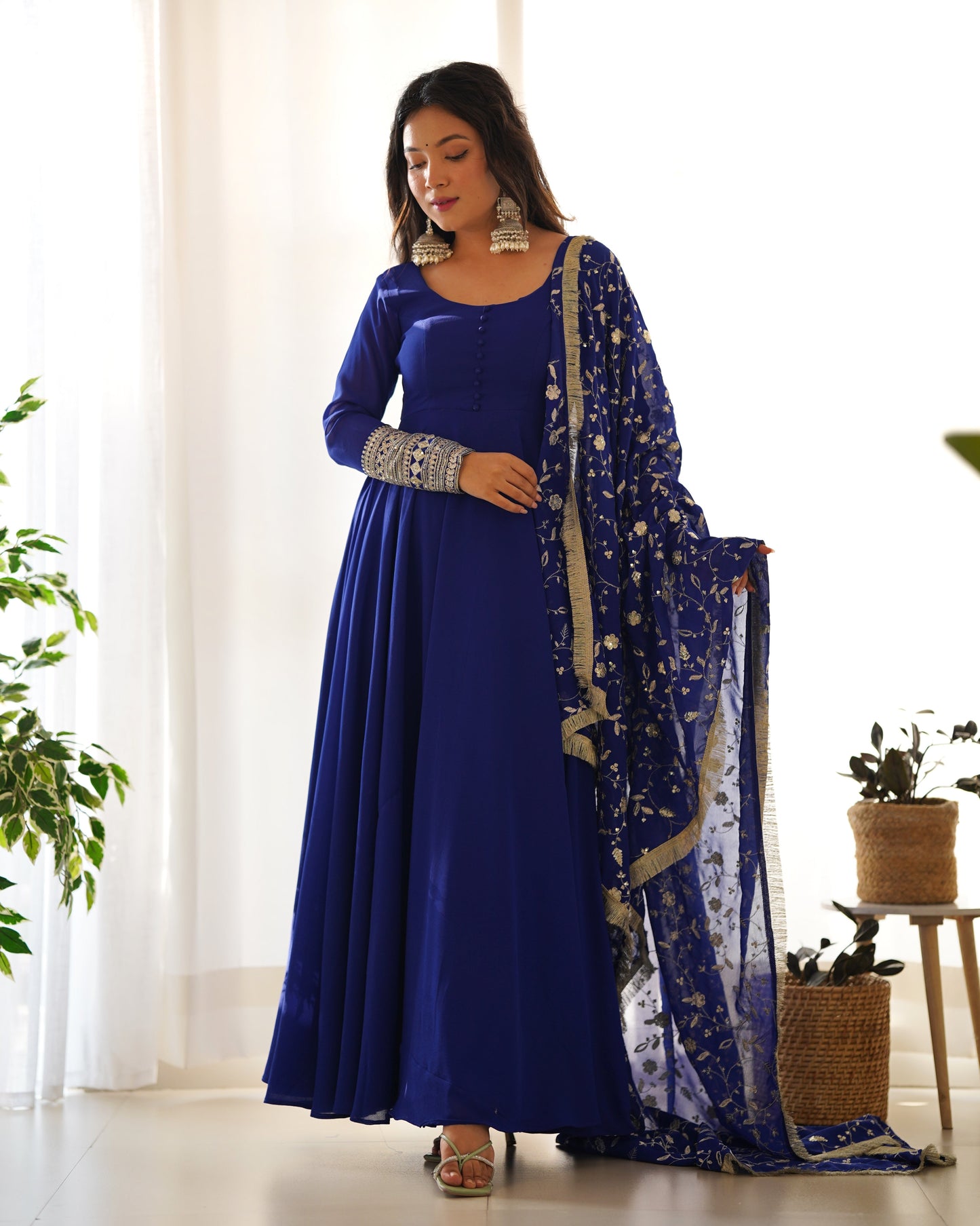 PRANAVI ANARKALI DUPATTA SET