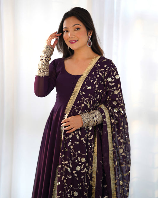 Malini's Beutifull Fancy Anarkali Suit Set