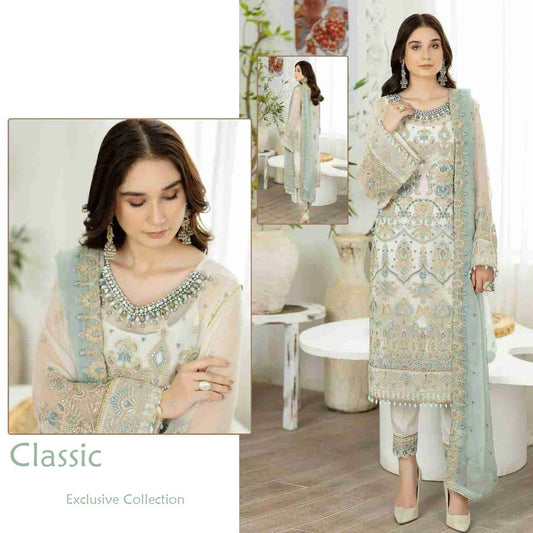 Pakistani Designer Super Hit Luxury Wedding Party Suit