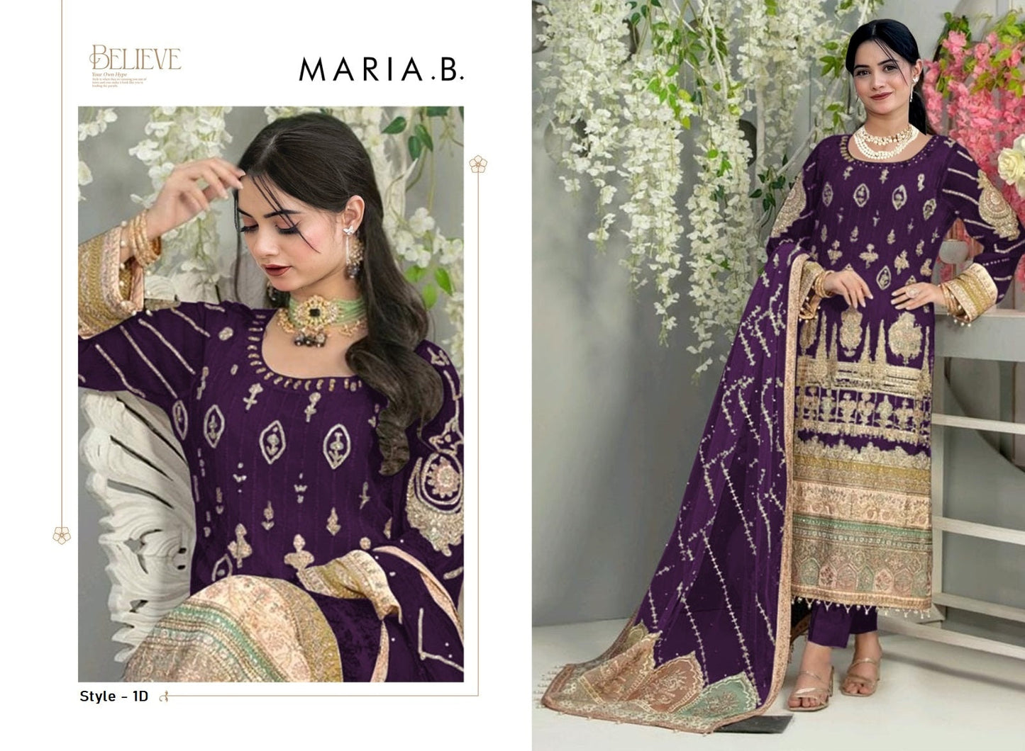 Maria.B. Pakistani Designer Hit Wedding Party Dress