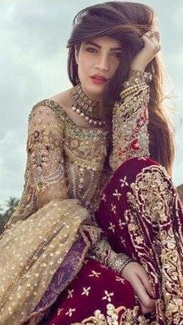 Sanober Pakistani Designer Luxury Wedding & Party Wear Dress