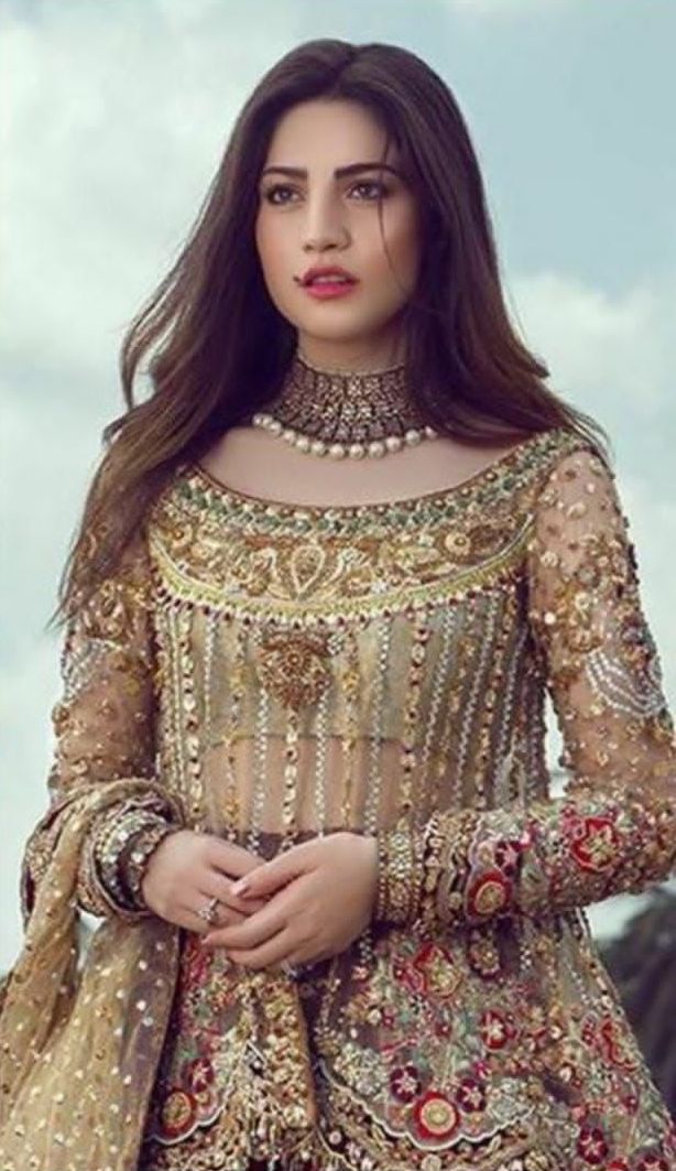 Sanober Pakistani Designer Luxury Wedding & Party Wear Dress