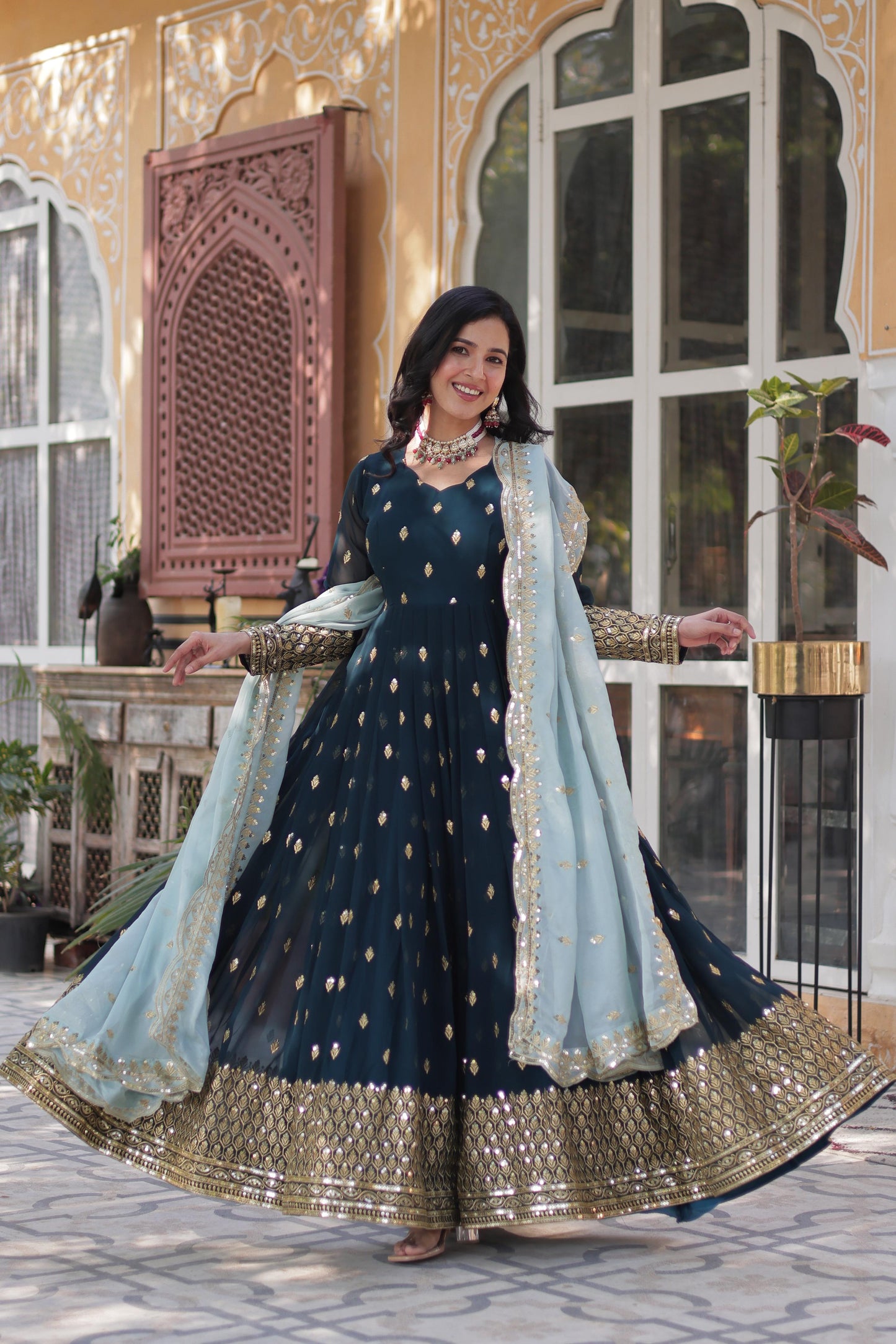 Amruta's New Premium Anarkali Suit Set