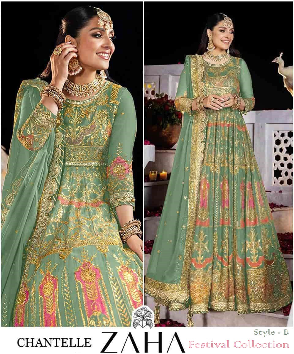 Pakistani Designer Exclusive Wedding Party Wear Gown