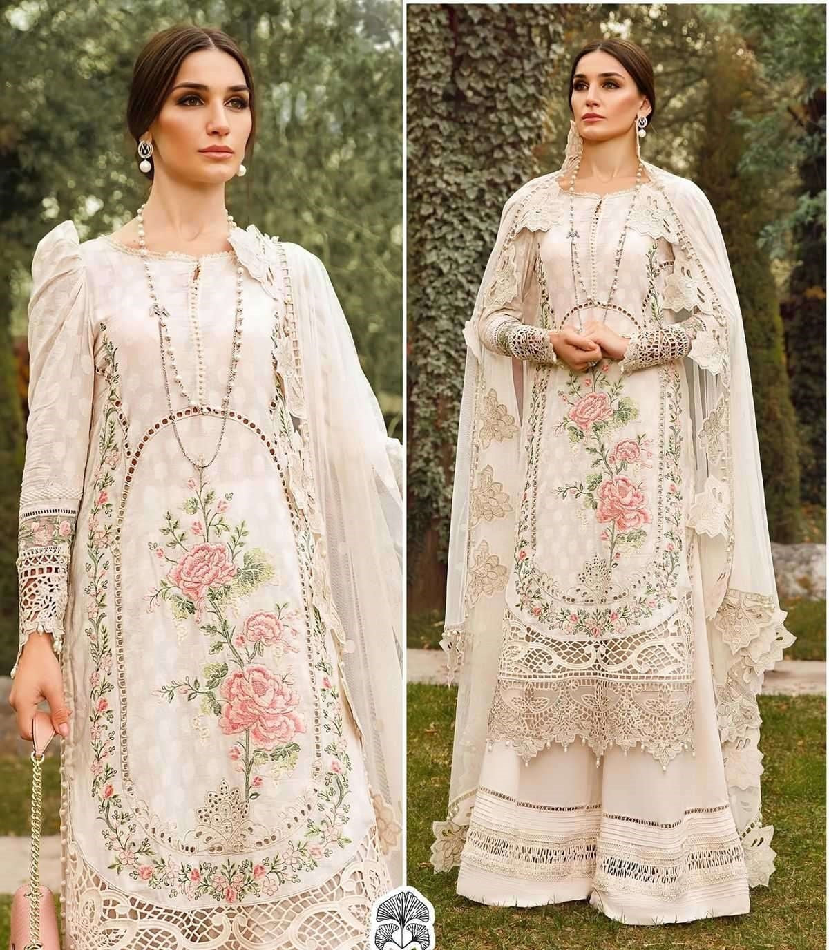 Pakistani Designer Hit Embroidered Lawn Cotton Suit