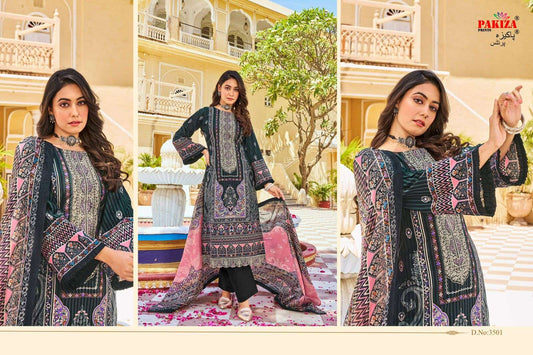 Pakiza Exclusive Pakistani Designer Embroidered Lawn Suit